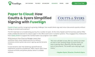 Preview of the Lee Coutts & Syers Case Study