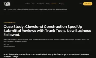 Preview of the Cleveland Construction Case Study