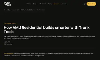 Preview of the AMLI Residential Case Study