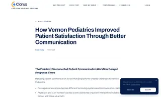 Preview of the Vernon Pediatrics Case Study