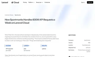Preview of the SportMonks Case Study