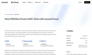 Preview of the CMS Max Case Study