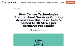 Preview of the Centre Technologies Case Study