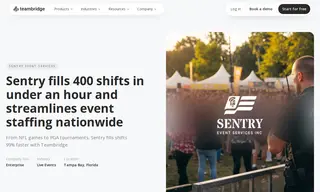 Preview of the Sentry Event Services Case Study