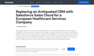 Preview of the European Healthcare Services Company Case Study