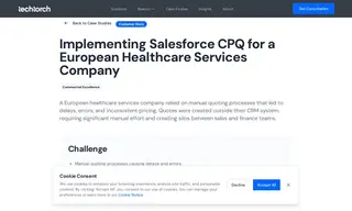 Preview of the European Healthcare Services Company Case Study