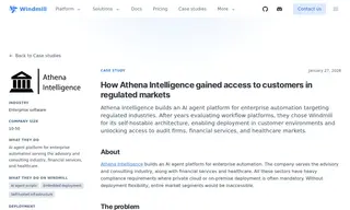 Preview of the Athena Intelligence Case Study