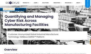 Preview of the Anonymized Global Industrial Manufacturer Case Study