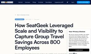 Preview of the SeatGeek Case Study