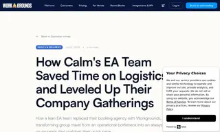 Preview of the Calm Case Study