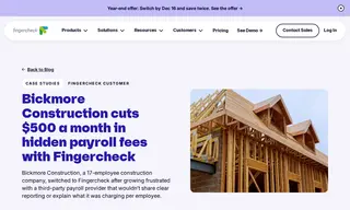 Preview of the Bickmore Construction Case Study