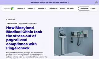 Preview of the Maryland Medical Clinic Case Study