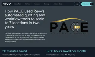 Preview of the Precision Automotive Calibration Experts (pace) Case Study