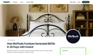 Preview of the McPhails Furniture Case Study