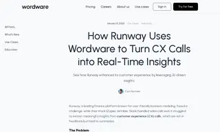 Preview of the Runway Case Study