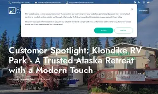 Preview of the Klondike RV Park & Cottages Case Study