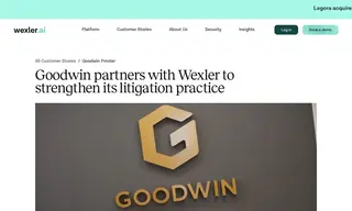 Preview of the Goodwin Procter Case Study