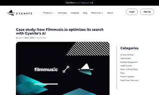 Preview of the Filmmusic.io Case Study