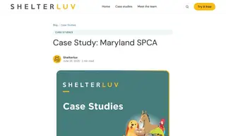 Preview of the Maryland SPCA Case Study