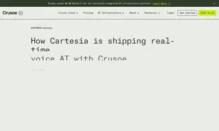 Preview of the Cartesia Case Study