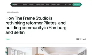 Preview of the The Frame Studio Case Study