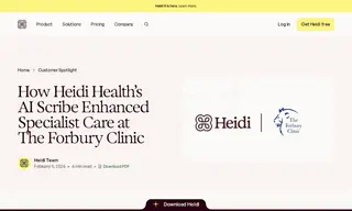 Preview of the The Forbury Clinic Case Study