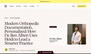 Preview of the Dr. Ben Albert Case Study