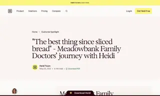 Preview of the Meadowbank Family Doctors Case Study