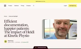 Preview of the Kinetic Physio Case Study