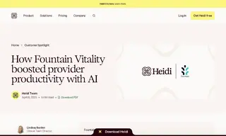 Preview of the Fountain Vitality Case Study