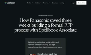 Preview of the Panasonic Automotive Case Study