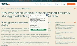 Preview of the Providence Medical Technology Case Study
