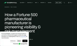 Preview of the Fortune 500 Pharmaceutical Manufacturer Case Study