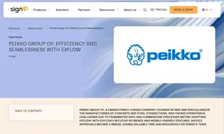 Preview of the Peikko Group Oy Case Study