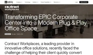 Preview of the Contract Workplaces Case Study