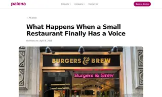 Preview of the Handcraft Burgers and Brew Case Study