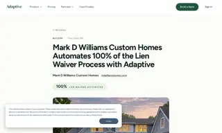 Preview of the Mark D Williams Custom Homes Case Study