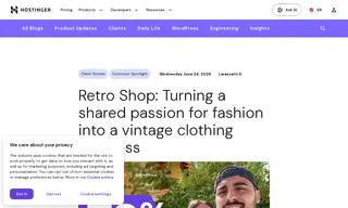 Preview of the Retro Shop Case Study