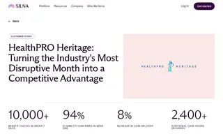 Preview of the HealthPRO Heritage Case Study