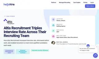 Preview of the Altis Recruitments Case Study