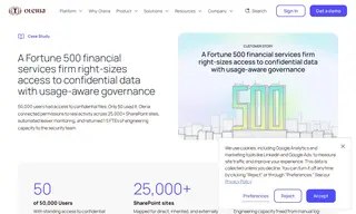 Preview of the Fortune 500 Financial Services Firm Case Study
