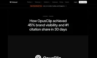 Preview of the OpusClip Case Study