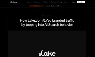 Preview of the Lake.com Case Study