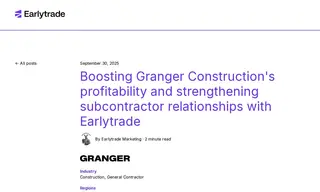 Preview of the Granger Construction Case Study