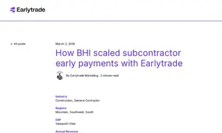 Preview of the BHI Case Study