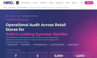 Preview of the India's Leading Eyewear Retailer Case Study