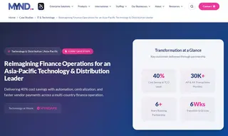 Preview of the Asia-Pacific Technology & Distribution Leader Case Study