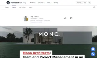 Preview of the Mono Architects Case Study
