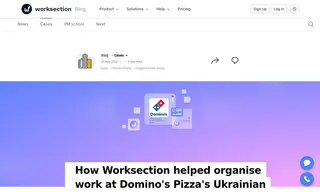 Preview of the Domino's Pizza Ukraine Case Study