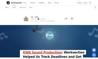 Preview of the KWA Sound Production Case Study